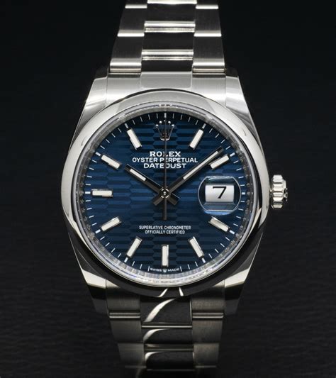 Rolex Datejust 36 de Oyster, 36 mm, acero 